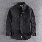 Archie | Classic Worker Shirt Black
