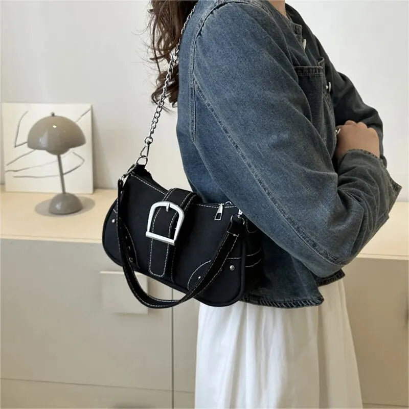 Niki | Simple Retro Underarm Bag-MODAUTLET
