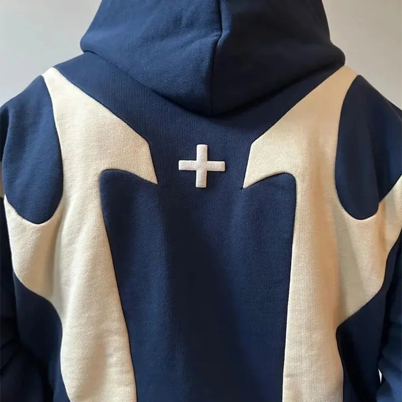 Women's Retro Letter Printed Devil Pattern Hoodie Casual Streetwear