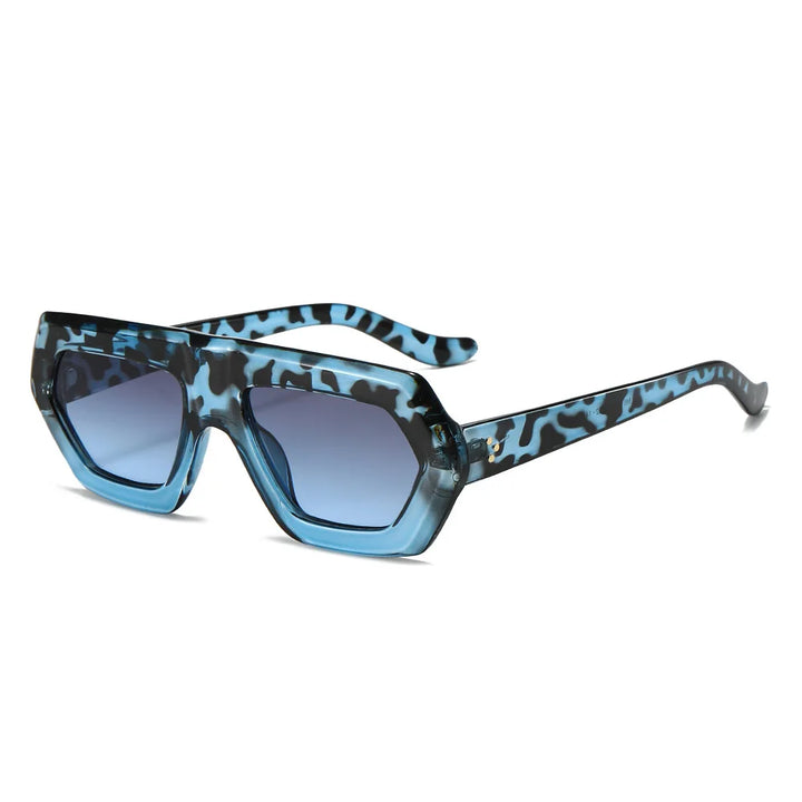 Leopard Print Sunglasses-MODAUTLET