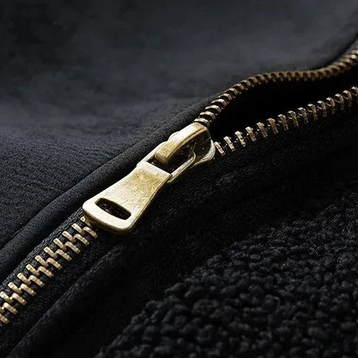 Men's Suede Shearling Jacket - Stylish and Cozy Outerwear