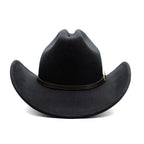 Vintage Western Cowboy Hat – Adjustable Leather Wide Brim