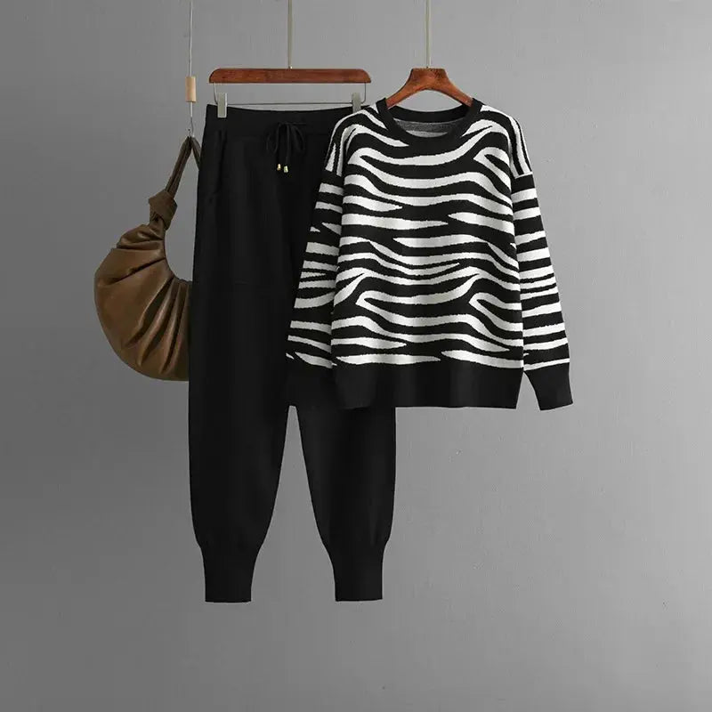 Cozy Knit Lounge Set for Ultimate Comfort-MODAUTLET