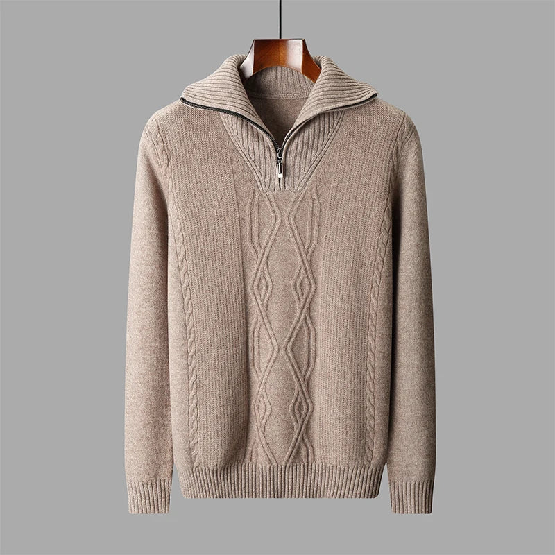 Men's Merino Wool Sweater - Stylish and Comfortable Knitwear