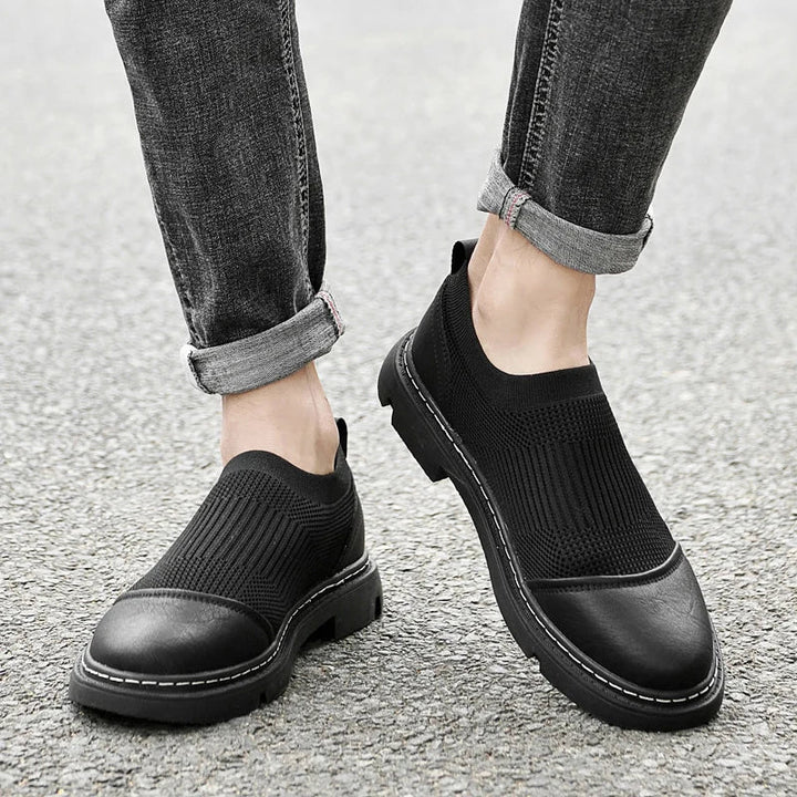Men's Breathable Mesh Slip-On Sneakers-MODAUTLET