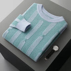 Men's Merino Wool Sweater - Soft and Stylish Knit Green