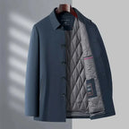Men's Executive Jacket - Stylish and Professional Outerwear Navy