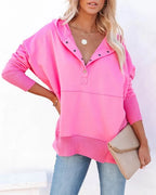 Cozy Saffron Hoodie Pink