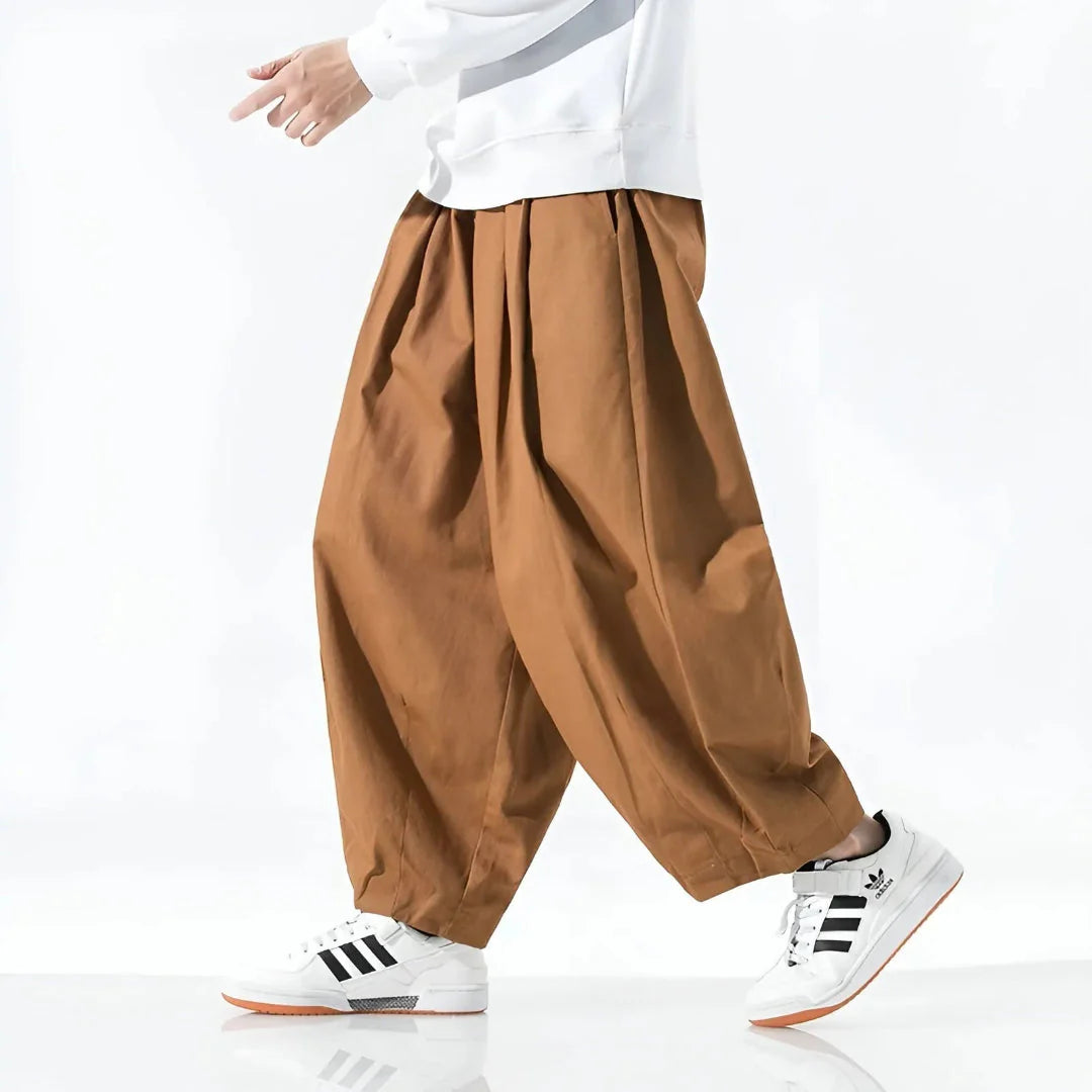 Oversized Pleated Casual Pants for Ultimate Comfort-MODAUTLET
