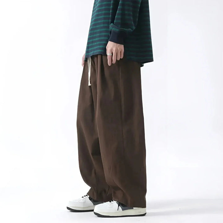 Oversized Pleated Casual Pants for Ultimate Comfort-MODAUTLET