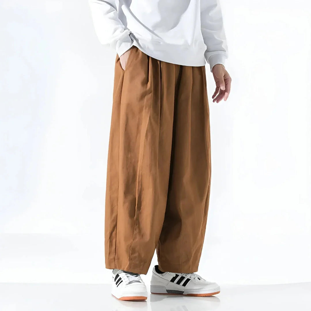 Oversized Pleated Casual Pants for Ultimate Comfort-MODAUTLET