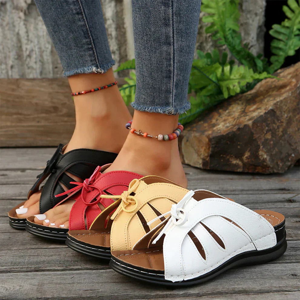 Women's Handmade Comfortable Wedge Sandals-MODAUTLET