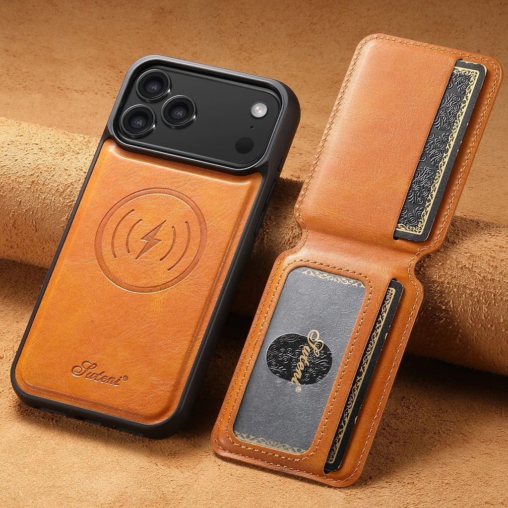 Premium Leather iPhone Case - Stylish Protection