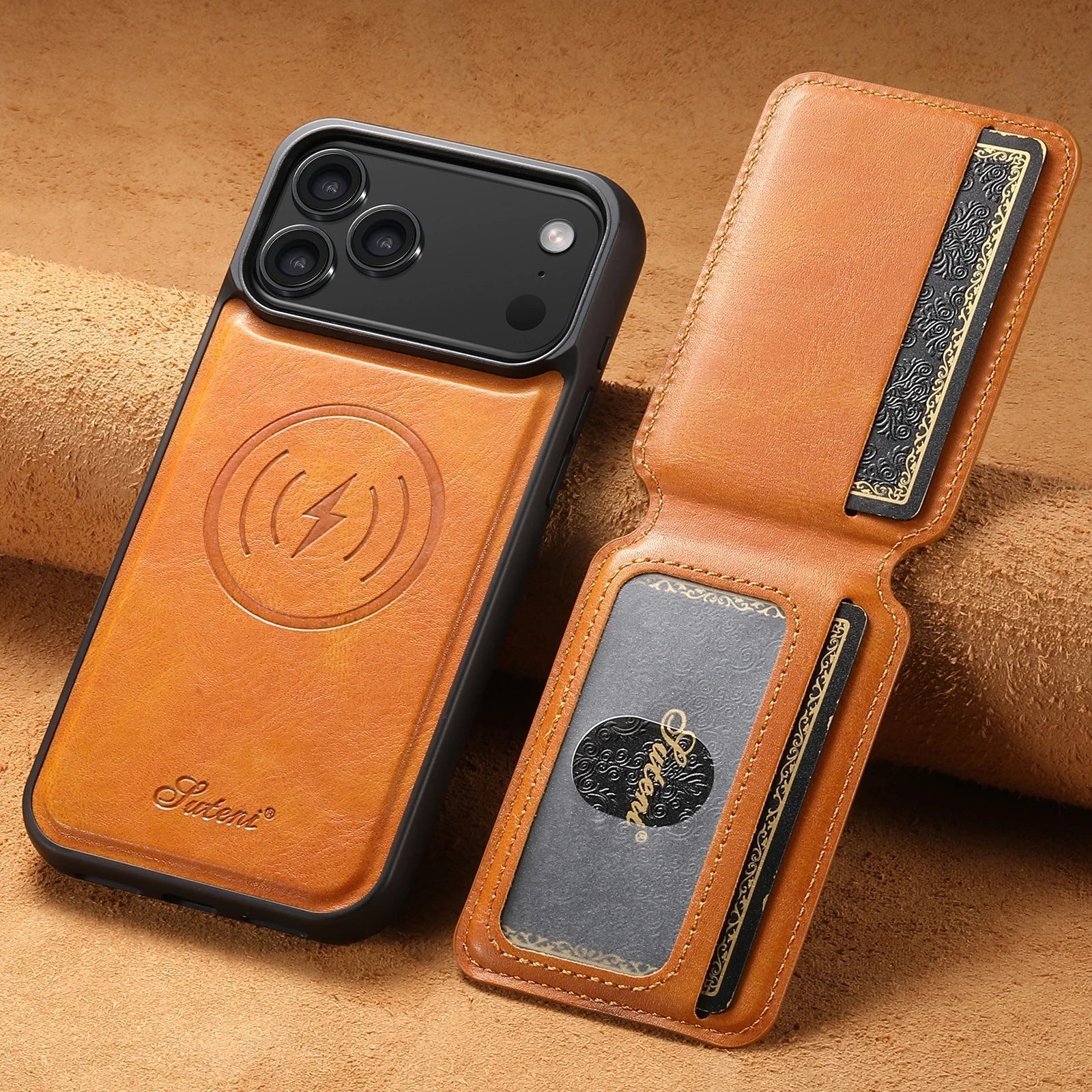 Premium Leather iPhone Case - Stylish Protection