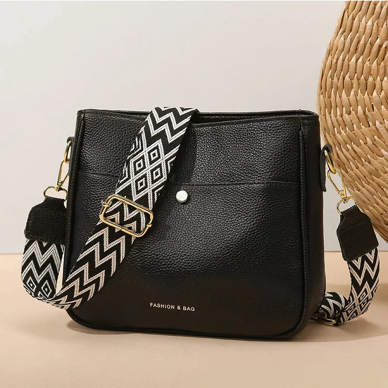 Women's Elegant Leather Shoulder Bag