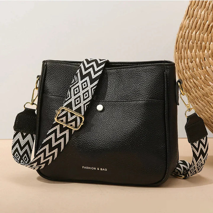 Women's Elegant Leather Shoulder Bag-MODAUTLET