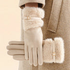 Luxurious Faux Fur Gloves for Ultimate Warmth