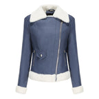 Women's Leather Jacket – Timeless Style and Durability. Blue