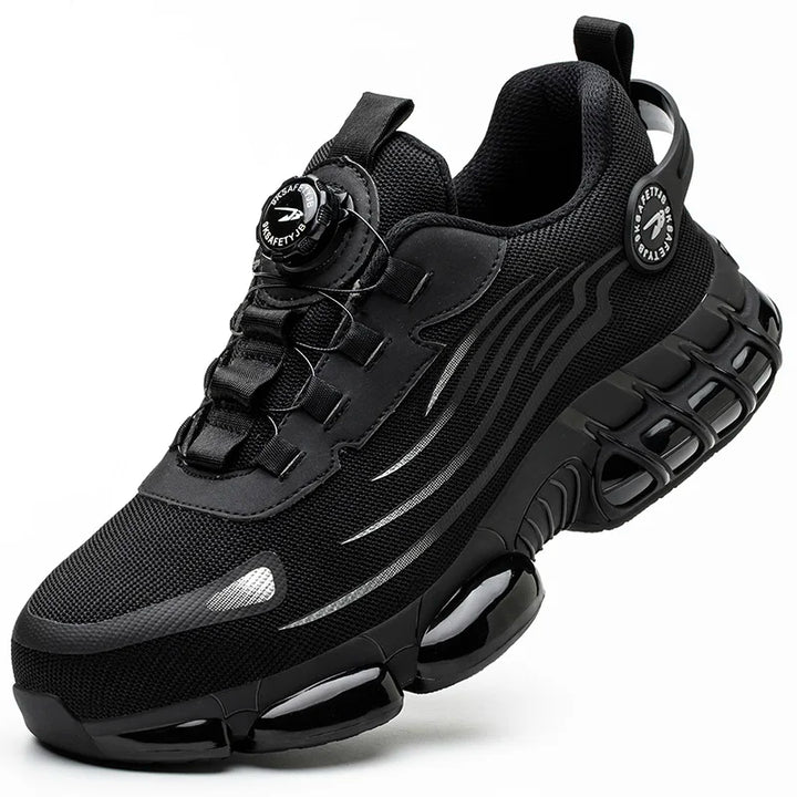 Men's Rotary Button Safety Trainer Shoes-MODAUTLET