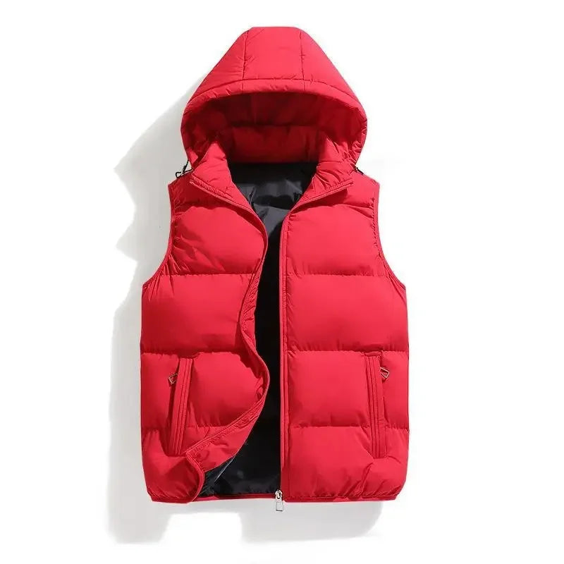 Herenfunctioneel gilet met capuchon