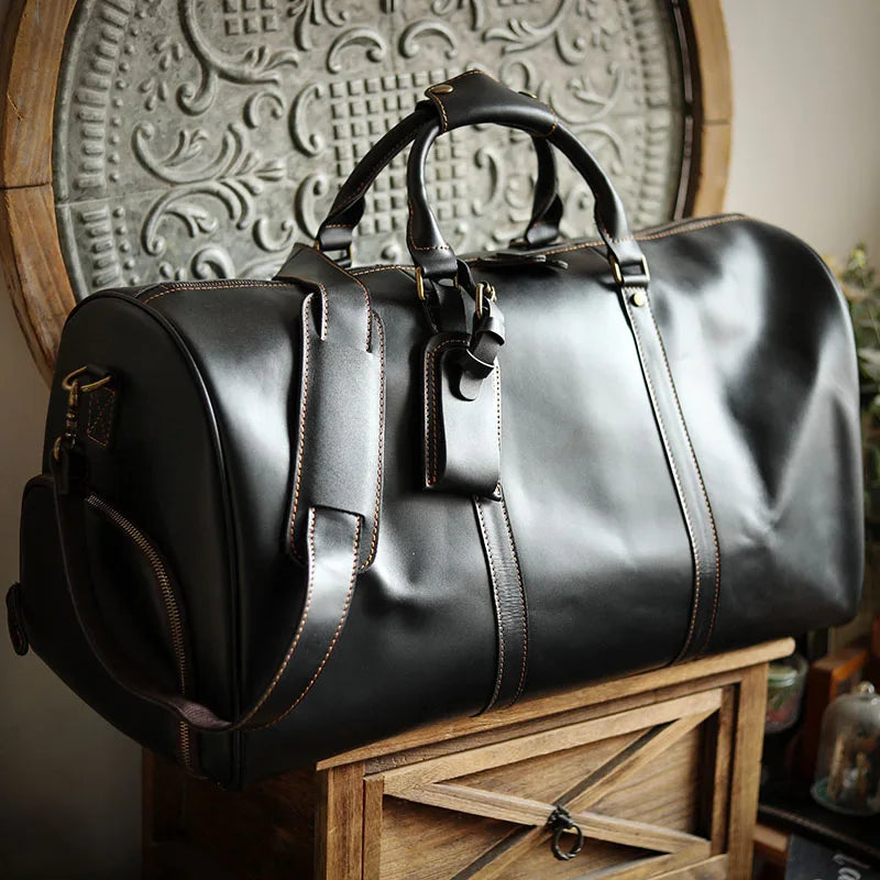 Canvas Travel Duffel Bag Black