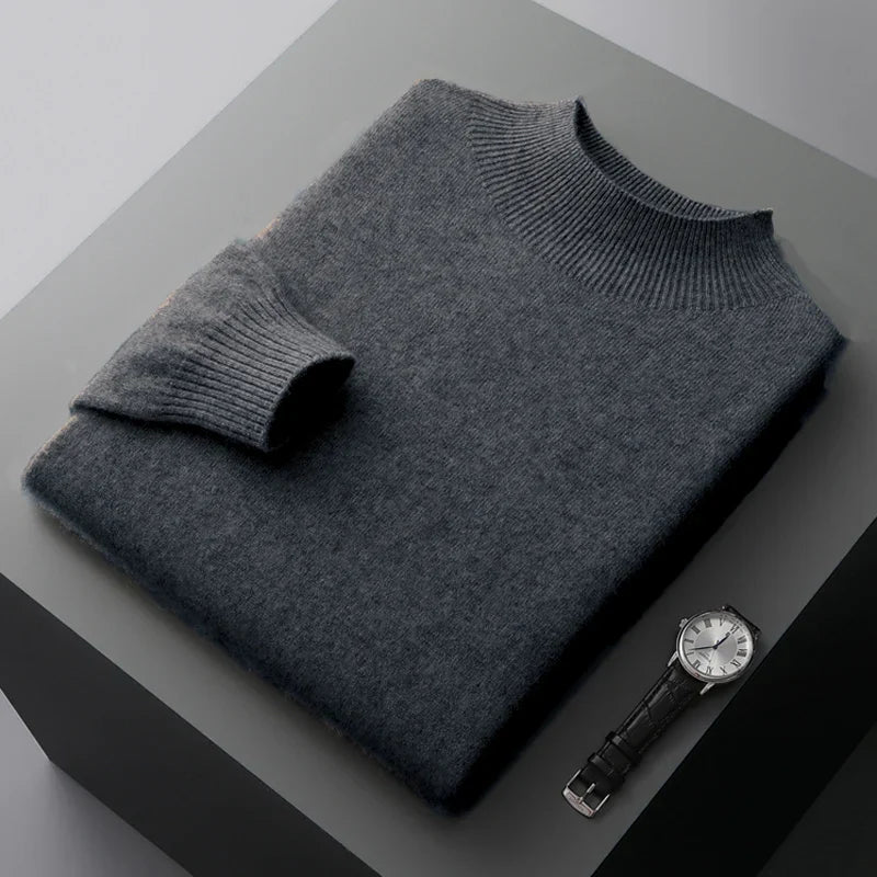 Men's Puro Sweater - Stylish and Comfortable Knitwear for Every Occasion Dark grey