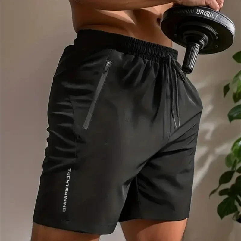 Mens Quick Dry Gym Shorts For Workout And Training Gear Black
