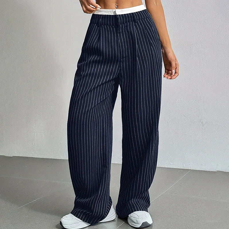 Women's Relaxed Noirline Pants-MODAUTLET
