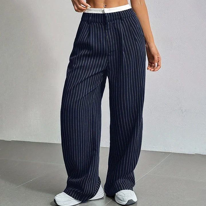 Women's Relaxed Noirline Pants-MODAUTLET