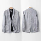 Linen Suit Set For Men Breathable Comfort Luxury
