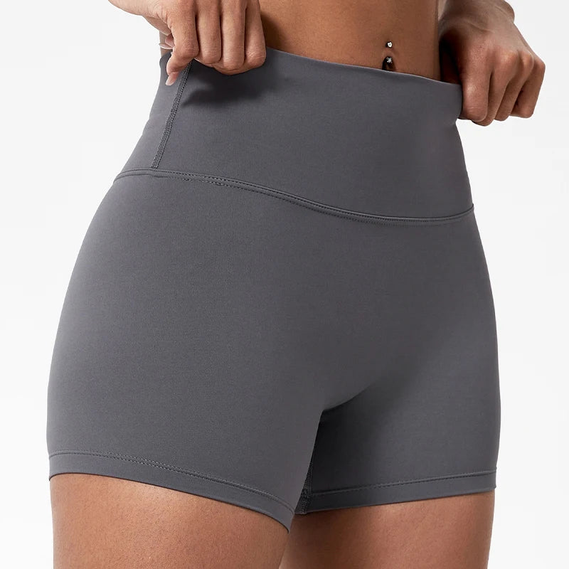 Women's Summer High Waist Buttock Lift Cycling and Workout Shorts