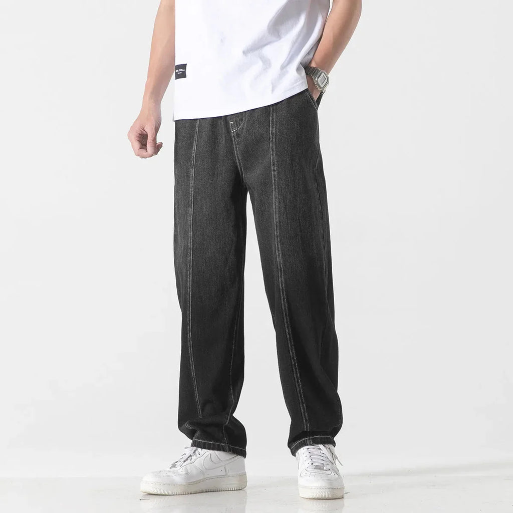 Men's Sun-Faded Denim Jeans - Palisades Style