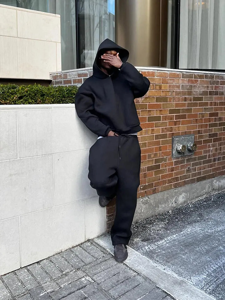 Męski oversize’owy sportowy dres