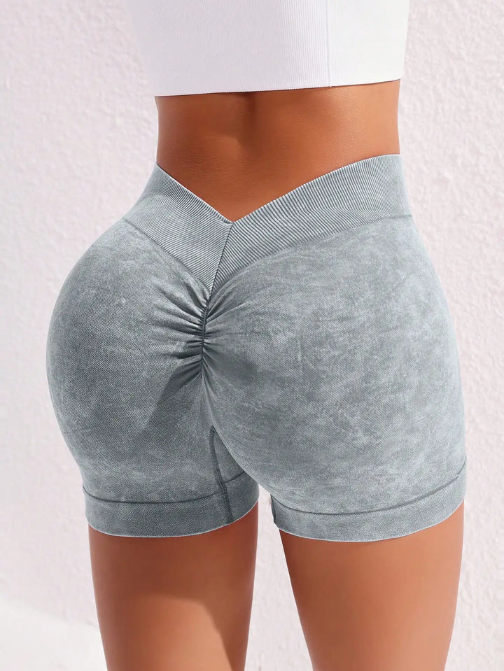 Women's High Waist Quick-Dry Yoga Biker Shorts for Fitness and Workouts