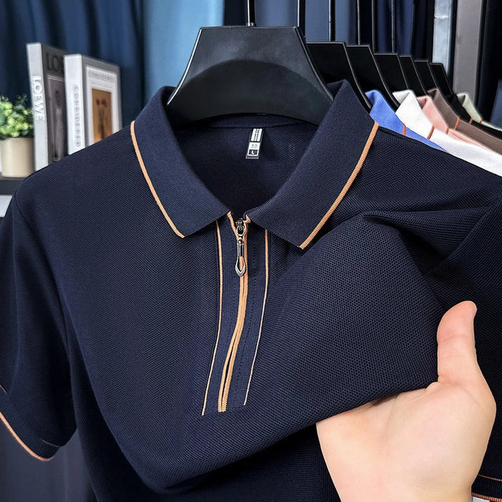 Men's Pinehurst Zipline Performance Polo-MODAUTLET