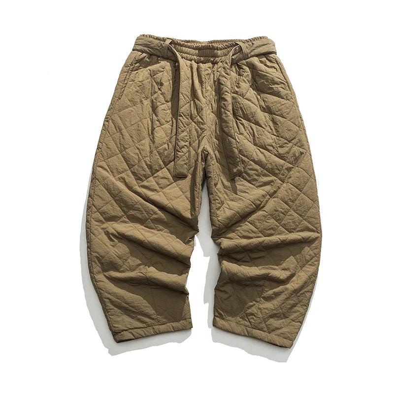 Men's Wide Leg Pants - Stylish and Comfortable Fit Khaki