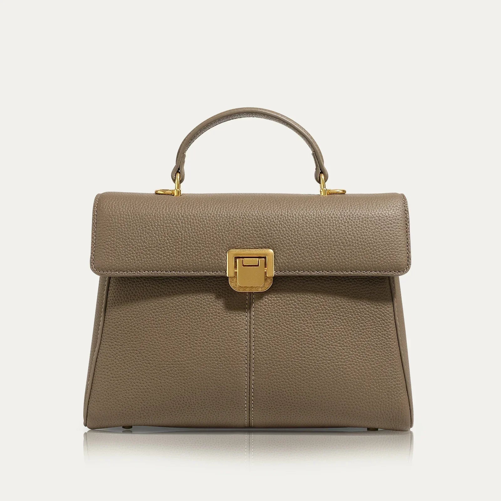 Vintage Leather Valencia Bag Khaki 27x19x6cm