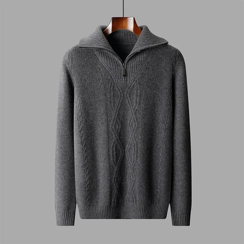 Men's Merino Wool Sweater - Stylish and Comfortable Knitwear