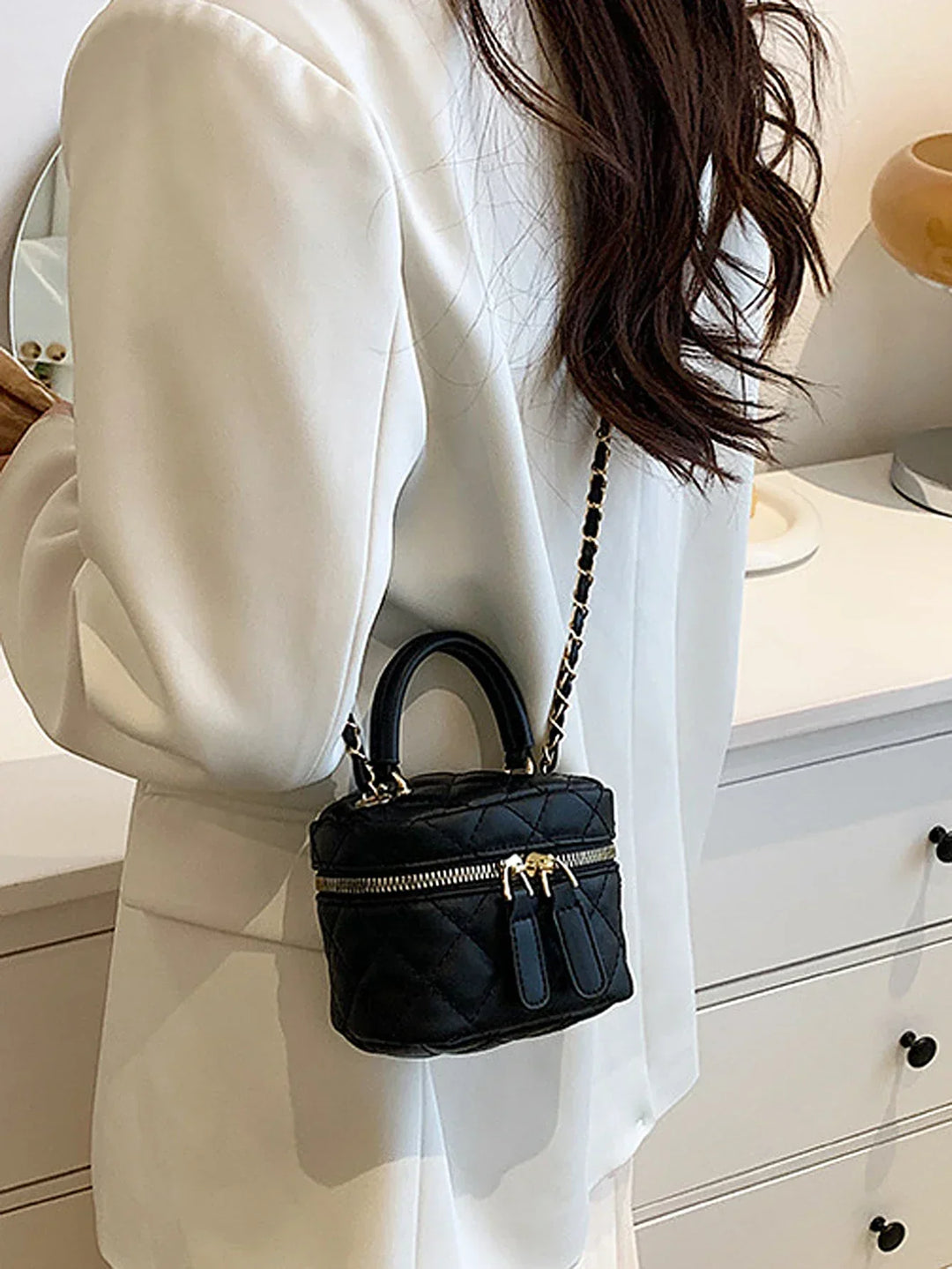 Octavia | Mini Quilted Handbag-MODAUTLET