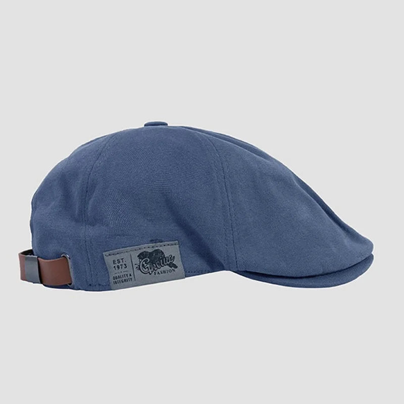 Vintage Cotton Ivy Flat Cap – Unisex Adjustable-MODAUTLET
