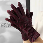 Suede Fashion Gloves for Elegance and Comfort