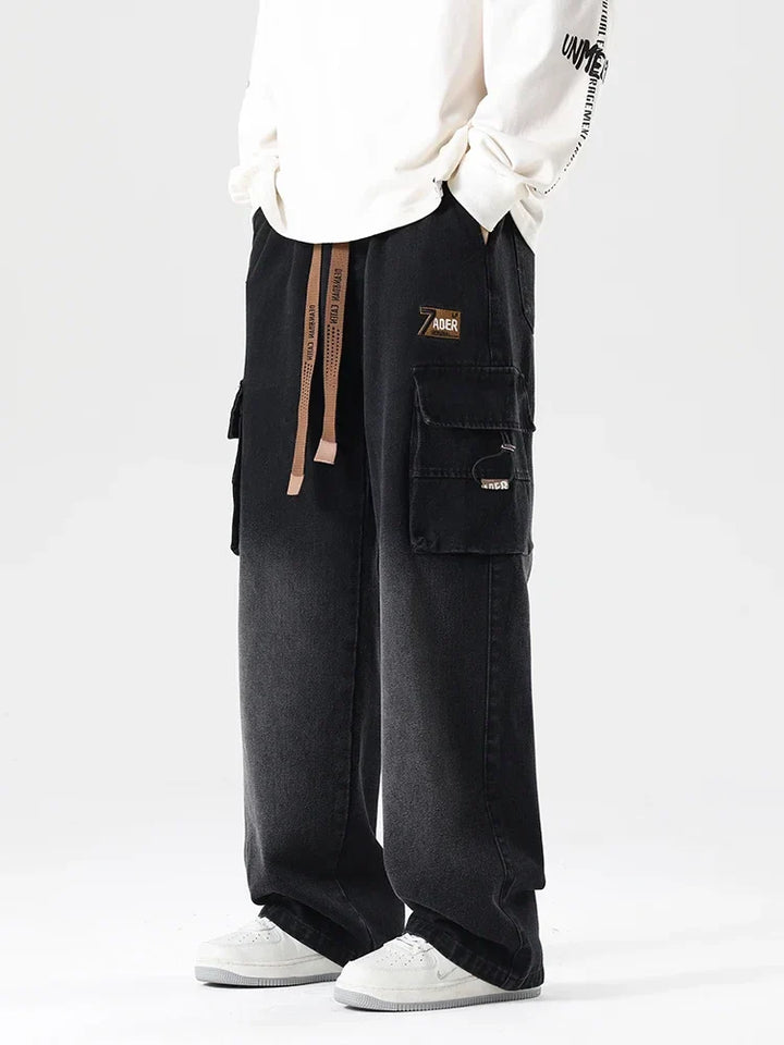 Men's Voyage Denim Cargo Pants-MODAUTLET