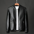 Men's Ashford Leather Jacket - Stylish and Durable Outerwear Black