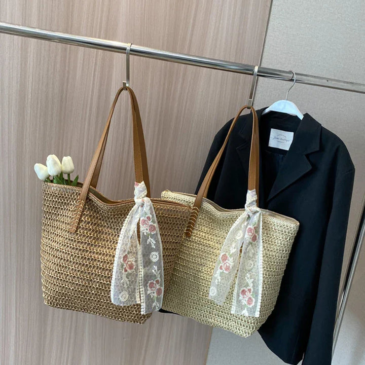 Clara | Handmade Woven Tote Bag-MODAUTLET