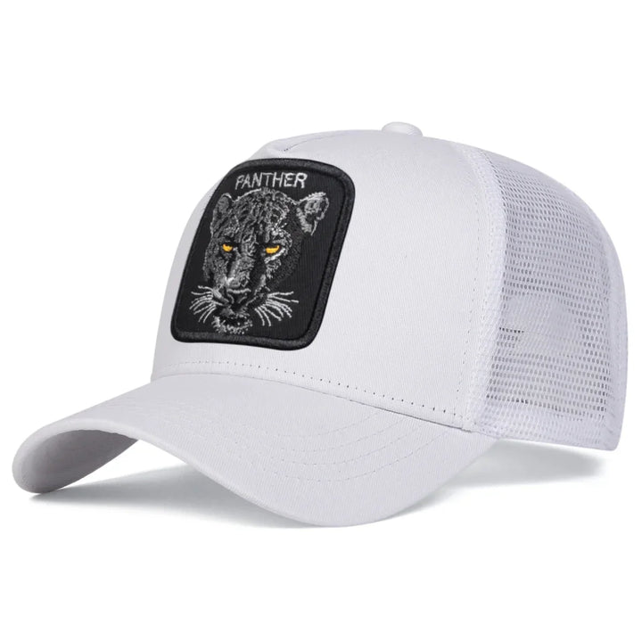 Panther Print Cap-MODAUTLET