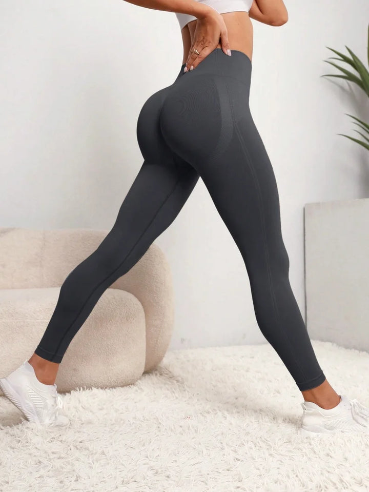 Women's High Waist Seamless Hip Lifting Yoga Leggings for Fitness