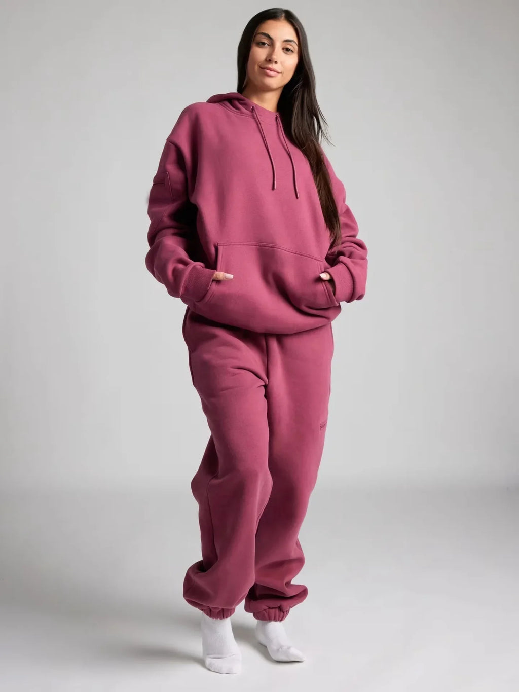Unisex Comfy Tracksuit Set Red