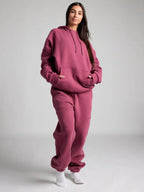 Unisex Comfy Tracksuit Set Red