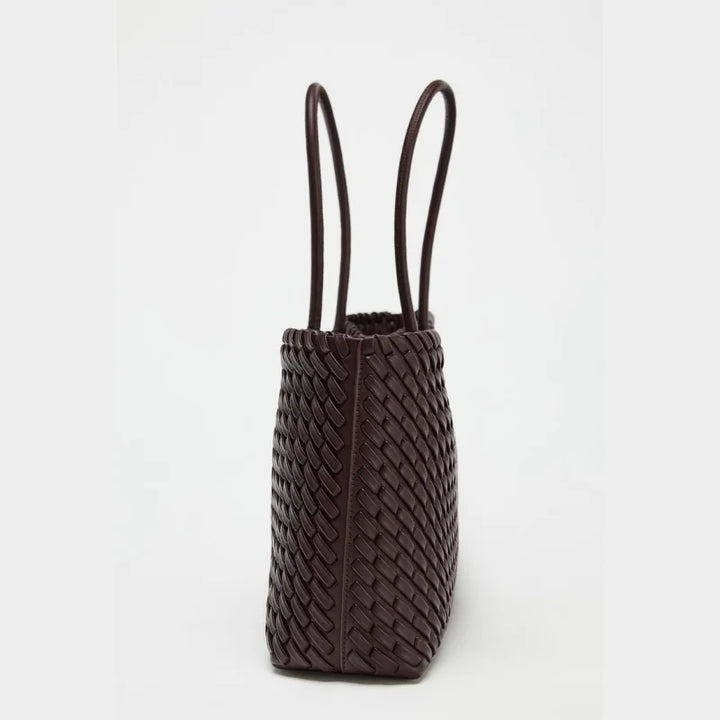 Stylish Woven Tote Bag - Brooklyn Inspired-MODAUTLET