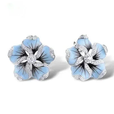 Blooming Floral Earrings - Elegant Statement Jewelry
